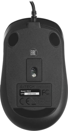 Мышь A4Tech Fstyler FM10 черный/оранжевый оптическая 1600dpi USB 4but (FM10 ORANGE)