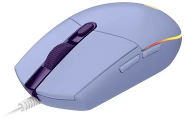 Logitech G102 LightSync, проводная, 8000dpi, сиреневый