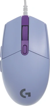 Logitech G102 LightSync, проводная, 8000dpi, сиреневый