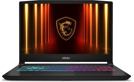 Ноутбук MSI Katana 15 HX B14WFK-617XRU Core i7 14650HX 16Gb SSD1Tb NVIDIA GeForce RTX 5060 8Gb 15.6" IPS FHD (1920x1080) FreeDOS black WiFi BT Cam (9S7-1587C1-617)