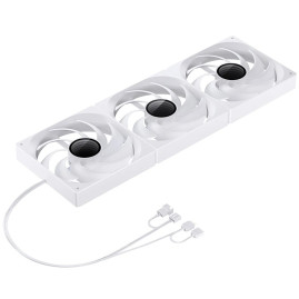 Вентилятор JONSBO ZW-140W (3 in 1) 420х140х26мм (16шт/кор, PWM, ARGB LED, 800-1800об/мин, белый) Retail