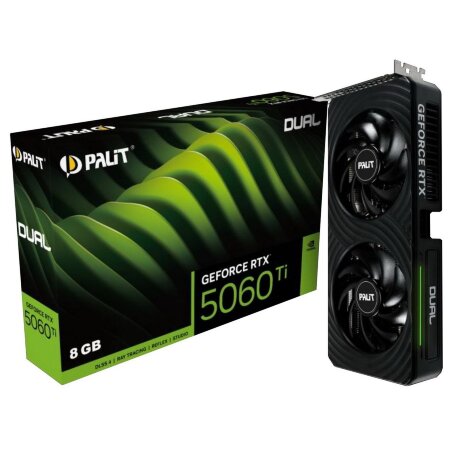 Palit NVIDIA GeForce RTX 5060 Ti DUAL 8GB (NE7506T019P1-GB2062D)