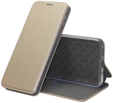 Wellmade Чехол-книжка для Tecno Spark 10/ Spark 10C золотой