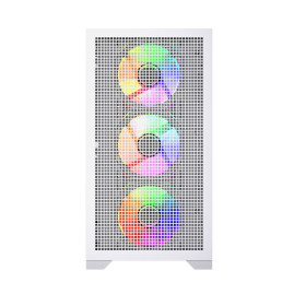 Powercase Mistral Micro B315W, mATX, 4x120mm ARGB, White, CMMB315W-A4