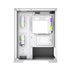 Powercase Mistral Micro B315W, mATX, 4x120mm ARGB, White, CMMB315W-A4