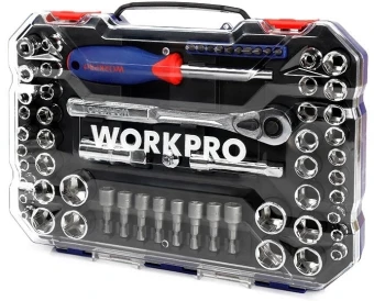 Набор инструментов Workpro WP202566 63 предмета (жесткий кейс)