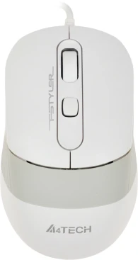 Мышь A4Tech Fstyler FM10 белый/серый оптическая 1600dpi USB 4but (FM10 WHITE)