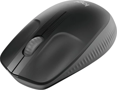 Logitech M190, беспроводная, 1000dpi, черный/темно-серый