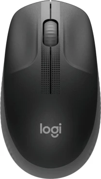Logitech M190, беспроводная, 1000dpi, черный/темно-серый
