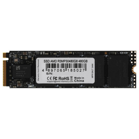 AMD Radeon R3 480GB M.2 2280 PCIe Gen3x4 R3MP30480G8