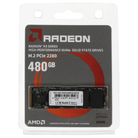 AMD Radeon R3 480GB M.2 2280 PCIe Gen3x4 R3MP30480G8