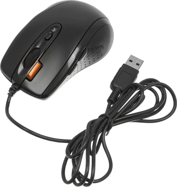 A4Tech V-Track Padless N-70FX, проводная, 1600dpi, черный