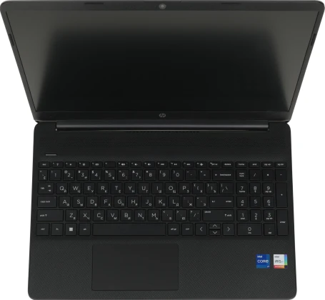 Ноутбук HP 15s-fq5035ny Core i7 1255U 8Gb SSD512Gb Intel Iris Xe graphics 15.6" IPS FHD (1920x1080) FreeDOS 3.0 black WiFi BT Cam (737U1EA)