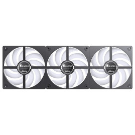 Вентилятор JONSBO ZW-140BR (3 in 1) 420х140х26мм REVERSE (16шт/кор, PWM, ARGB LED, 800-1400об/мин, черный) Retail