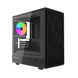 Powercase Mistral Micro C4B ARGB, mATX, 4x120mm ARGB, Black, CMMCB-A4