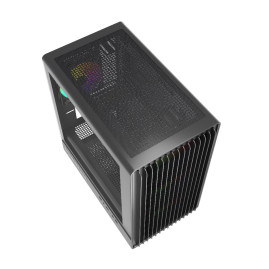 Powercase Mistral Micro C4B ARGB, mATX, 4x120mm ARGB, Black, CMMCB-A4