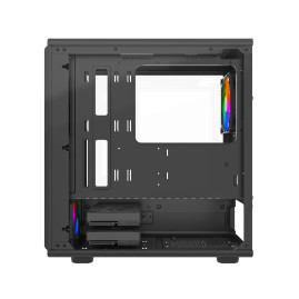 Powercase Mistral Micro C4B ARGB, mATX, 4x120mm ARGB, Black, CMMCB-A4