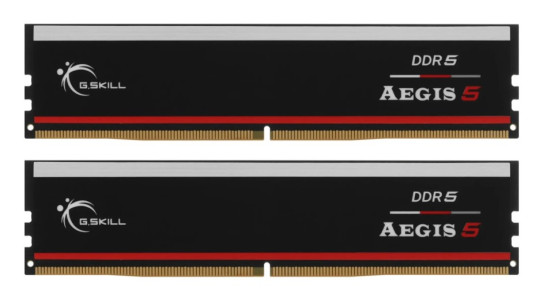 G.Skill Aegis 5 32GB (2x16GB) DDR5 5600MHz CL36 Black F5-5600J3636C16GX2-IS