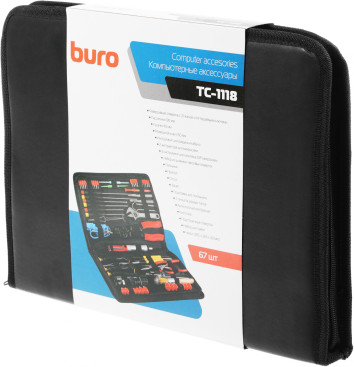 Набор инструментов Buro TC-1118 67 предметов (жесткий кейс)