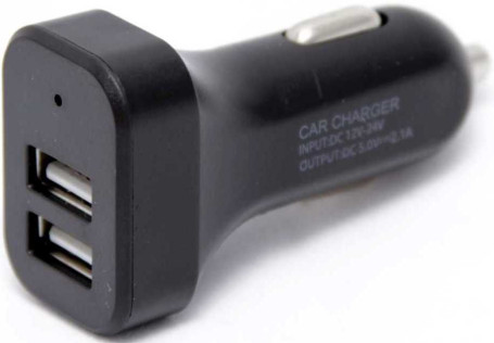 Автомобильное зар./устр. Wiiix UCC-2-15B 12W 1.2A+2.1A универсальное черный