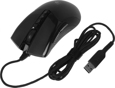 A4Tech Bloody W90 Max, проводная, 10000dpi, черный
