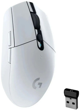 Logitech G304 Lightspeed, беспроводная, 12000dpi, белый