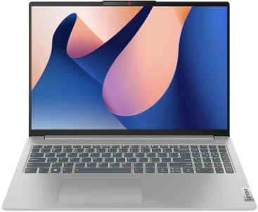 Ноутбук Lenovo IdeaPad Slim 5 16IAH8 Core i5 12450H 16Gb SSD512Gb Intel UHD Graphics 16" IPS WUXGA (1920x1200) без ОС grey WiFi BT Cam (83BG006URK)