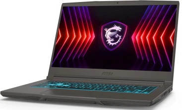 Ноутбук MSI Thin 15 B13VE-3200XRU Core i7 13620H 16Gb SSD512Gb NVIDIA GeForce RTX4050 6Gb 15.6" IPS FHD (1920x1080) FreeDOS grey space WiFi BT Cam (9S7-16R831-3200)