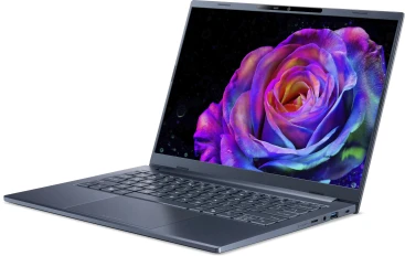 Ноутбук Acer Swift Go 14 AI SFG14-75-58NB Core Ultra 5 226V 16Gb SSD1Tb Intel Arc 130V 14" OLED WUXGA (1920x1200) без ОС blue WiFi BT Cam (NX.JNBCD.007)