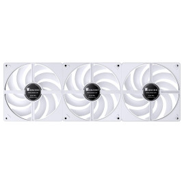 Вентилятор JONSBO ZW-140WR (3 in 1) 420х140х26мм REVERSE (16шт/кор, PWM, ARGB LED, 800-1400об/мин, белый) Retail