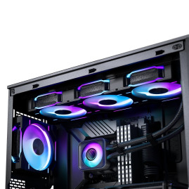 Phanteks Glacier One 360D30 X2, LGA1700/1200/115X/AM5/AM4, Black