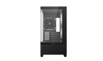 Deepcool CG380 3F, mATX, Aquarium, 3x120mm ARGB, Black