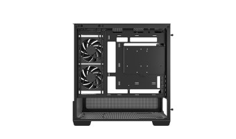 Deepcool CG380 3F, mATX, Aquarium, 3x120mm ARGB, Black