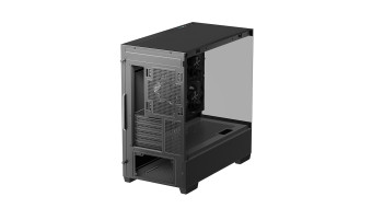 Deepcool CG380 3F, mATX, Aquarium, 3x120mm ARGB, Black