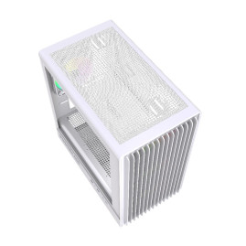 Powercase Mistral Micro C4W ARGB, mATX, 4x120mm ARGB, White, CMMCW-A4