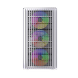 Powercase Mistral Micro C4W ARGB, mATX, 4x120mm ARGB, White, CMMCW-A4