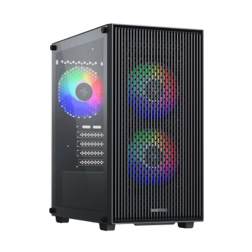 XASTRA A307M 3FRGB, mATX, 3x120mm FRGB, Black, A307M-3FC12F