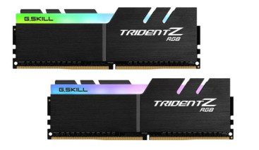G.Skill Trident Z RGB 16GB (2x8GB) DDR4 3600MHz CL19 Black F4-3600C16D-16GTZRC