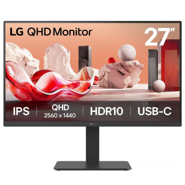 27" LG QHD 27BA65QB-B, черный