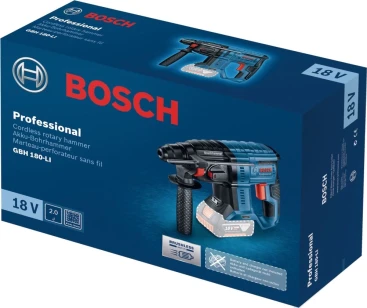 Перфоратор Bosch GBH 180-LI BL без АКБ и ЗУ патрон:SDS-plus уд.:2Дж аккум.