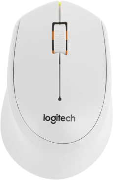 Logitech M330 Silent Plus, беспроводная, 1000dpi, белый