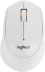 Logitech M330 Silent Plus, беспроводная, 1000dpi, белый