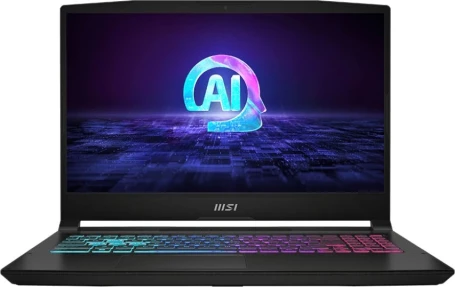 Ноутбук MSI Katana A15 B8VF-448US Ryzen 7 8845HS 32Gb SSD1Tb NVIDIA GeForce RTX4060 8Gb 15.6" IPS FHD (1920x1080) Windows 11 Home Multi Language black WiFi BT Cam (9S7-158N31-448)