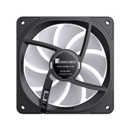 Вентилятор JONSBO FR-606B 120х120х25мм (60шт/кор, PWM, ARGB LED, 800-1500об/мин, черный) Retail