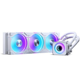 Phanteks Glacier One 360D30 X2, LGA1700/1200/115X/AM5/AM4, White