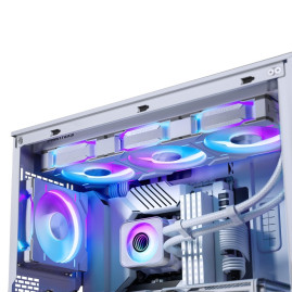 Phanteks Glacier One 360D30 X2, LGA1700/1200/115X/AM5/AM4, White