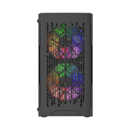 Powercase Mistral Micro D3B ARGB V2, mATX, 3x120mm ARGB, Black, CMMDB-A3-V2