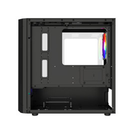 Powercase Mistral Micro D3B ARGB V2, mATX, 3x120mm ARGB, Black, CMMDB-A3-V2