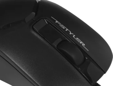 A4Tech Fstyler FM12, проводная, 1200dpi, черный