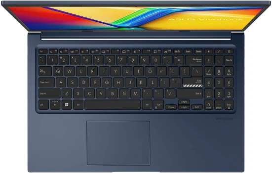 Ноутбук Asus Vivobook 15 X1504ZA-BQ1144 Core i3 1215U 16Gb SSD512Gb Intel UHD Graphics 15.6" IPS FHD (1920x1080) без ОС blue WiFi BT Cam (90NB1021-M01NY0)